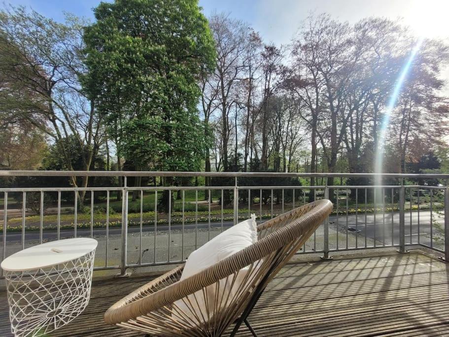 Mit Blick In Den Emsseepark Warendorf Kültér fotó